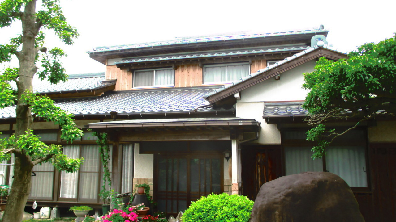陶器瓦(淡路)から陶器瓦(石州)へafter