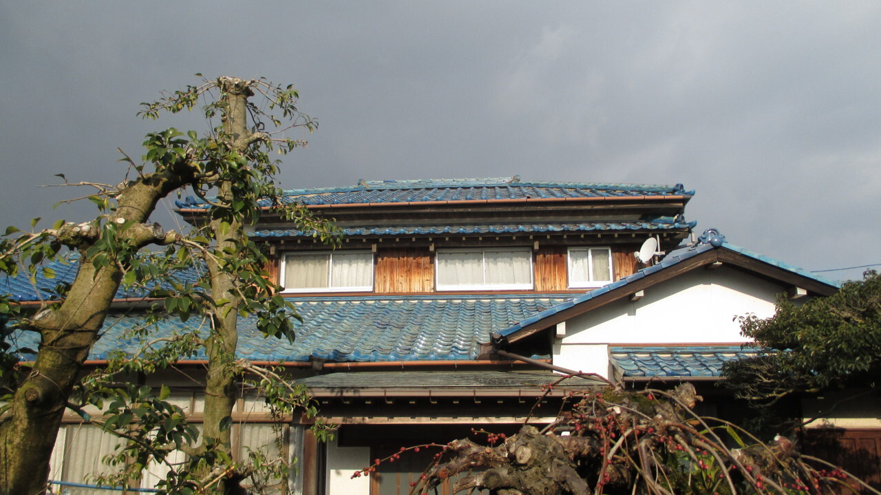 陶器瓦(淡路)から陶器瓦(石州)へbefore